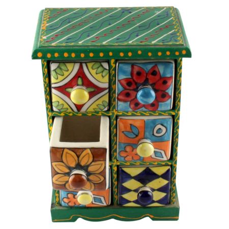 Spice Box-1472 Masala Rack Container Gift Item